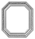 Silver frame Royalty Free Stock Photo