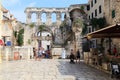 Silver Gate of Diocletian`s Palace, Split, Croatia Royalty Free Stock Photo