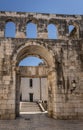 Silver Gate of the Diocletian`s Palace, Split, Croatia Royalty Free Stock Photo