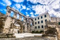 Silver Gate landmark in town Split, Croatia.