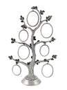 Silver genealogical family tree Royalty Free Stock Photo