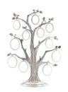 Silver genealogical family tree Royalty Free Stock Photo