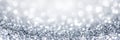 Silver Glitter Background Royalty Free Stock Photo
