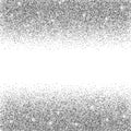 Silver glitter background. Royalty Free Stock Photo