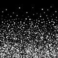 Silver glitter holiday design background with sparkle. - Vektorgrafik.eps 10