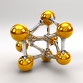 Silver And Gold Atom Model: Johnson Tsang Inspired Geodesic Structures