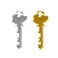 Silver and Gold Keys