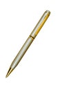 Silver and Gold Pen Royalty Free Stock Photo