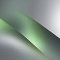 Silver and green gradient with smooth color transitions. Royalty Free Stock Photo