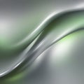 Silver and green gradient with smooth color transitions. Royalty Free Stock Photo