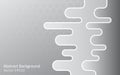 Silver grey abstract vector background