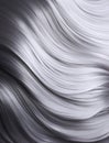 Silver grey hair texture