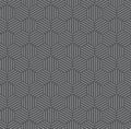 Silver Hexagonal with Grey Pattern Background Royalty Free Stock Photo