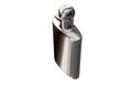 Silver Hip Flask Royalty Free Stock Photo