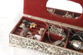 Silver jewellery box