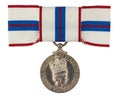 Silver Jubilee Medal Royalty Free Stock Photo