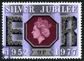Silver Jubilee UK Postage Stamp