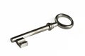 Silver key Royalty Free Stock Photo