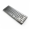 Rusticcore-inspired Silver Keyboard With Precious Materials