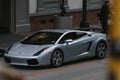 Silver Lamborghini Gallardo Luxury Car