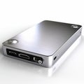 Silver Usb Portable Device Design On White Surface Royalty Free Stock Photo