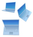 Silver laptops