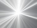 Silver Light Rays â Futuristic Glow Background Royalty Free Stock Photo