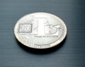 Silver litecoin bitcoin coin