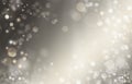 Silver Lucky Glitter Background With Defocused Lights And Stars Royalty Free Stock Photo