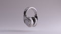 Silver Luxury Headphones Earphones
