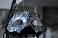 Silver Mask - Mardi Gras - Carnival - Venitian - Art - Abstract