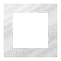 Silver Meander Frame Square Format