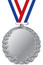 Silver medal Royalty Free Stock Photo