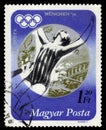 Silver medalist Andrea Gyarmati, hungarian swimmer, Summer Olympics 1972, Munich Royalty Free Stock Photo