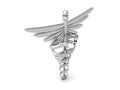 Silver medical symbol