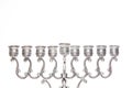 Silver Menorah Royalty Free Stock Photo
