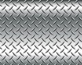 Silver metal background with diamond plate texture pattern Royalty Free Stock Photo