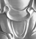 Silver metal Buddha