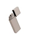 Silver metal lighter Royalty Free Stock Photo