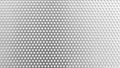 silver metal plate with round holes for background or tapete, texture Royalty Free Stock Photo