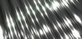 Silver metal texture background, interesting striped chrome waves pattern