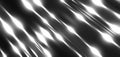 Silver metal texture background, interesting striped chrome waves pattern