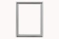 Silver metal window frame Royalty Free Stock Photo