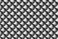 Silver metallic armor scales . Royalty Free Stock Photo