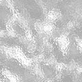 Foil metallic pattern. Matte white and grey frosted glass texture. Stained glass tile with glitter effect. Vector