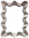 Silver Mirror Frame Cutout