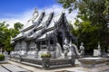 Silver monastery in Wat srisuphan Royalty Free Stock Photo