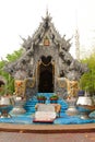 Silver monastery in Wat srisuphan,the famous Silver Temple in Ch Royalty Free Stock Photo