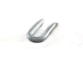 Silver nail on white. Royalty Free Stock Photo