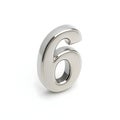 Silver number 6 icon